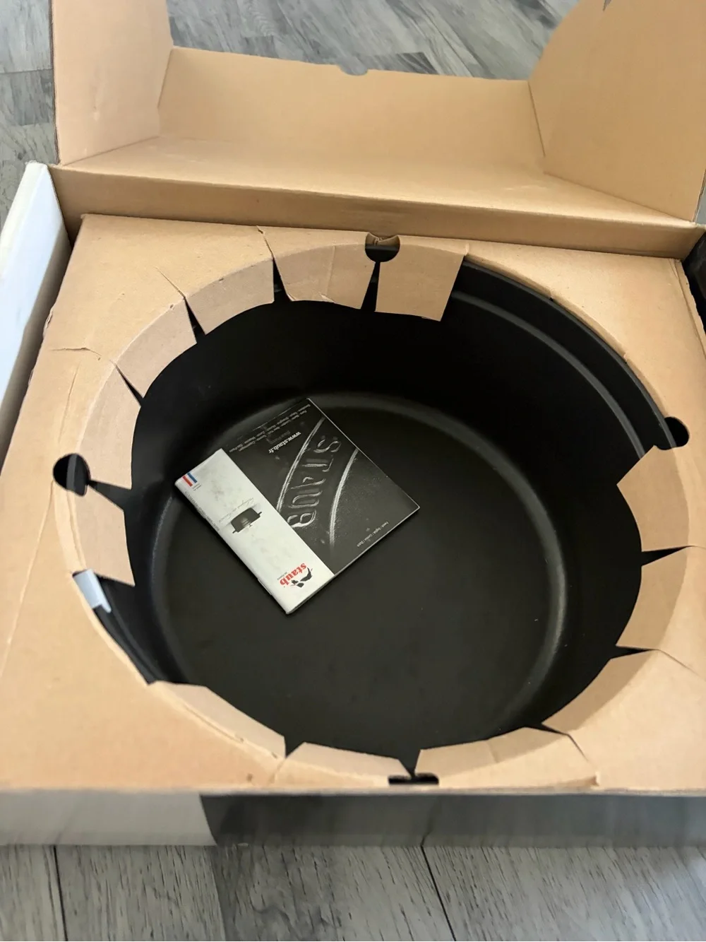 Staub La Cocotte 28cm Dark Blue Enameled Cast Iron Round Dutch Oven